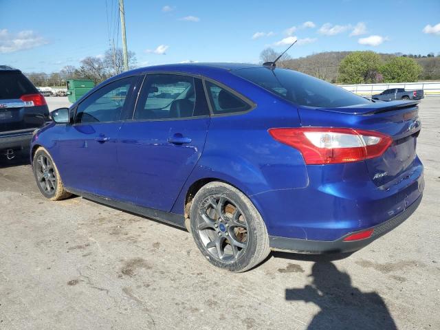 1FADP3F29EL121502 - 2014 FORD FOCUS SE BLUE photo 2