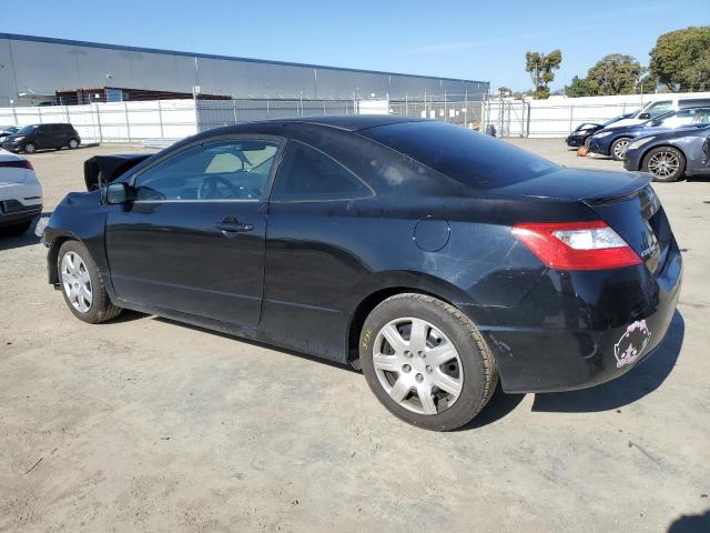 2HGFG12658H567004 - 2008 HONDA CIVIC LX BLACK photo 2