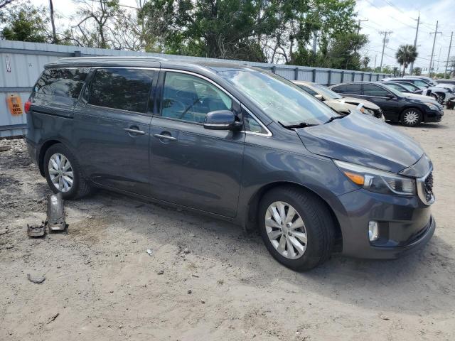 KNDMC5C16G6137798 - 2016 KIA SEDONA EX GRAY photo 4