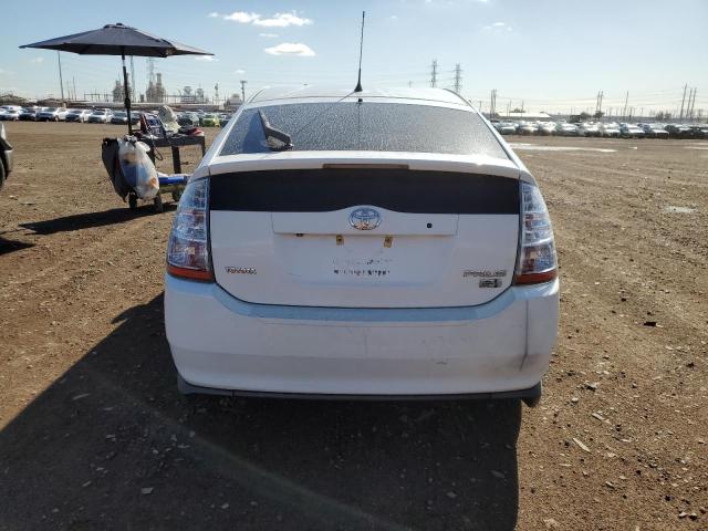 JTDKB20U383446476 - 2008 TOYOTA PRIUS WHITE photo 6