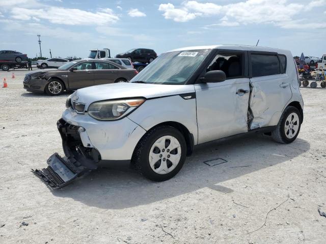 KNDJN2A29E7703595 - 2014 KIA SOUL SILVER photo 1