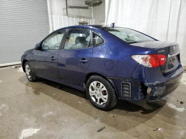 KMHDU4AD2AU146890 - 2010 HYUNDAI ELANTRA BLUE BLUE photo 2