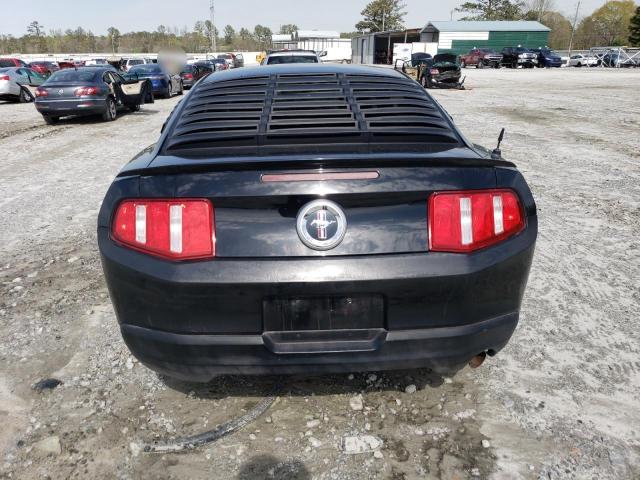 1ZVBP8AN2A5157821 - 2010 FORD MUSTANG BLACK photo 6