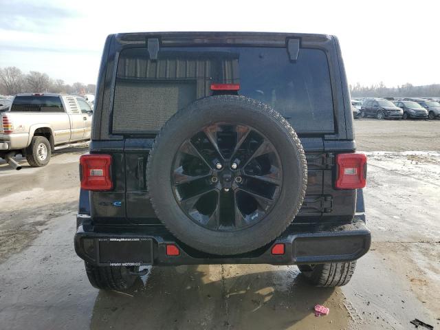 1C4JJXP62MW641934 - 2021 JEEP WRANGLER U SAHARA 4XE BLACK photo 6
