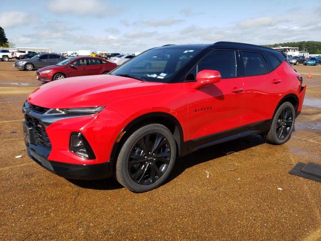3GNKBERS3NS236248 - 2022 CHEVROLET BLAZER RS RED photo 1