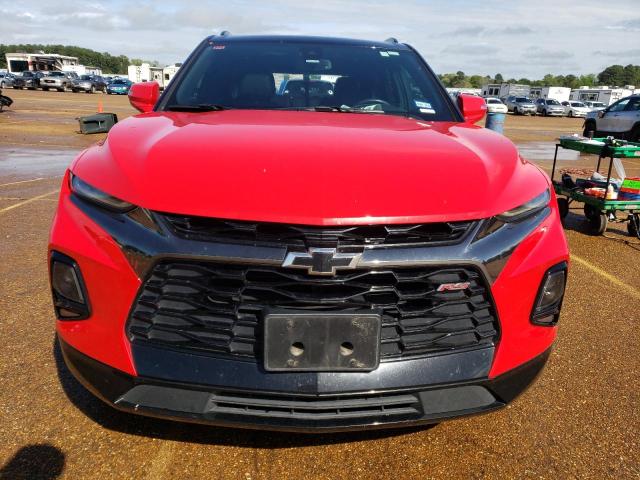 3GNKBERS3NS236248 - 2022 CHEVROLET BLAZER RS RED photo 5