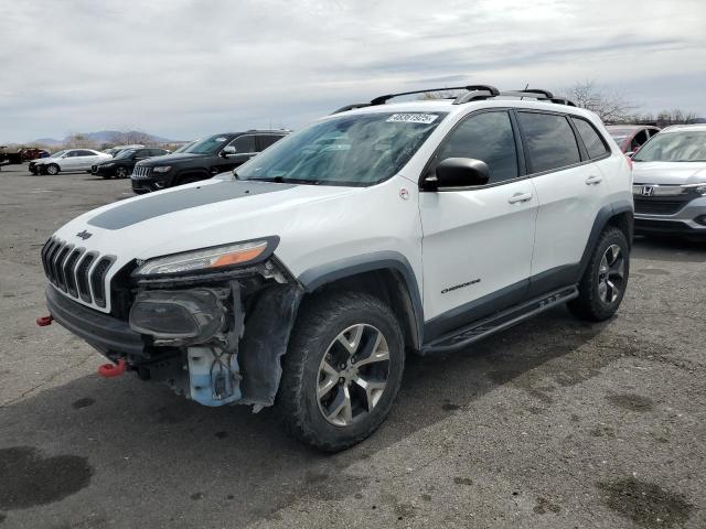 1C4PJMBS0FW751123 - 2015 JEEP CHEROKEE TRAILHAWK WHITE photo 1