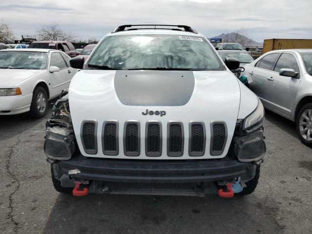 1C4PJMBS0FW751123 - 2015 JEEP CHEROKEE TRAILHAWK WHITE photo 5