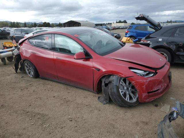 5YJYGDEE3MF181791 - 2021 TESLA MODEL Y RED photo 4