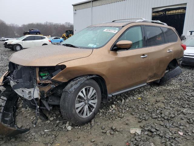 5N1DR2MM0HC608154 - 2017 NISSAN PATHFINDER S GOLD photo 1