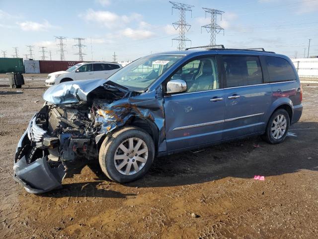 2C4RC1CG5CR208530 - 2012 CHRYSLER TOWN & COU TOURING L BLUE photo 1