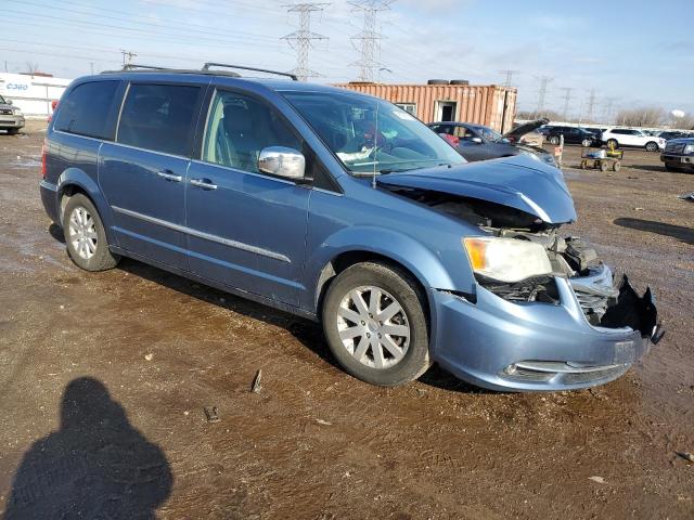 2C4RC1CG5CR208530 - 2012 CHRYSLER TOWN & COU TOURING L BLUE photo 4