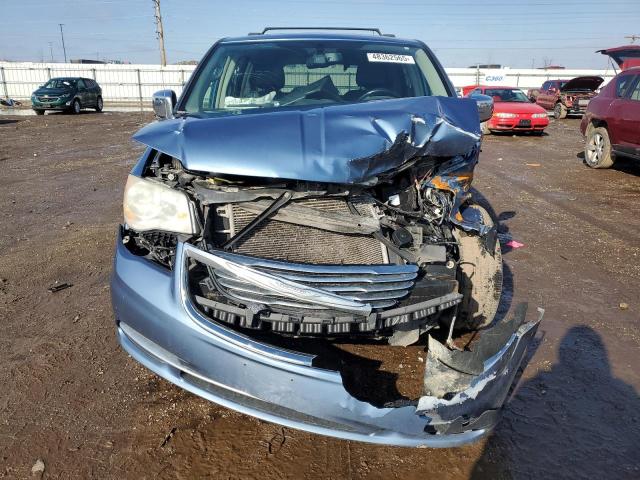 2C4RC1CG5CR208530 - 2012 CHRYSLER TOWN & COU TOURING L BLUE photo 5