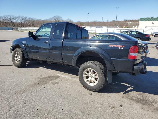 1FTLR4FE4BPB07835 - 2011 FORD RANGER SUPER CAB BLACK photo 2