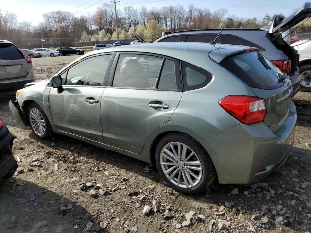 JF1GPAG60E8253246 - 2014 SUBARU IMPREZA LIMITED GREEN photo 2