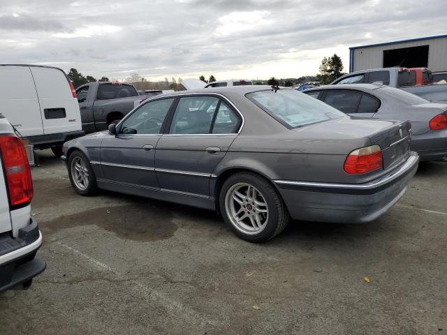 WBAGG83431DN86742 - 2001 BMW 740 I AUTOMATIC GRAY photo 2