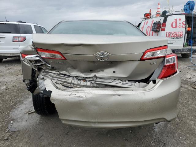 4T4BF1FK5DR312630 - 2013 TOYOTA CAMRY L GOLD photo 6