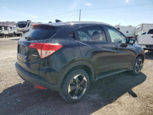 3CZRU6H79JM726951 - 2018 HONDA HR-V EXL BLACK photo 3