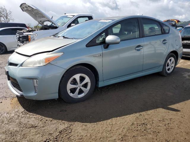 JTDKN3DU7D5618059 - 2013 TOYOTA PRIUS BLUE photo 1