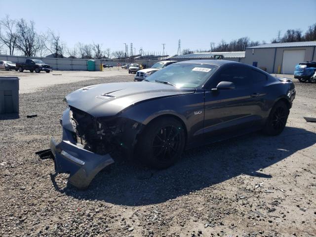 1FA6P8CF3K5123436 - 2019 FORD MUSTANG GT GRAY photo 1