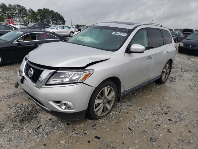 5N1AR2MN1FC700785 - 2015 NISSAN PATHFINDER S 银色 照片 1