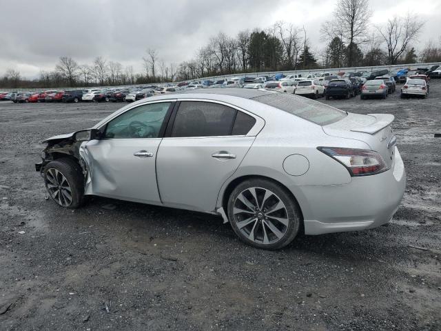 1N4AA5AP4EC473552 - 2014 NISSAN MAXIMA S SILVER photo 2