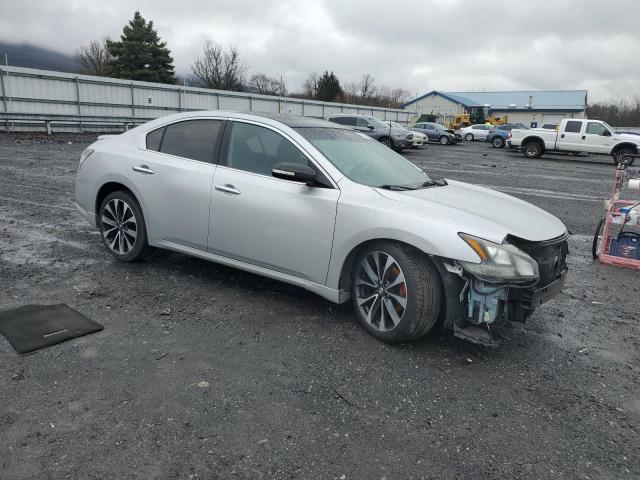 1N4AA5AP4EC473552 - 2014 NISSAN MAXIMA S SILVER photo 4