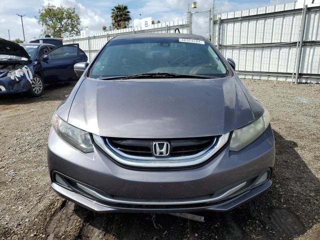 19XFB4F21FE200910 - 2015 HONDA CIVIC HYBRID GRAY photo 5