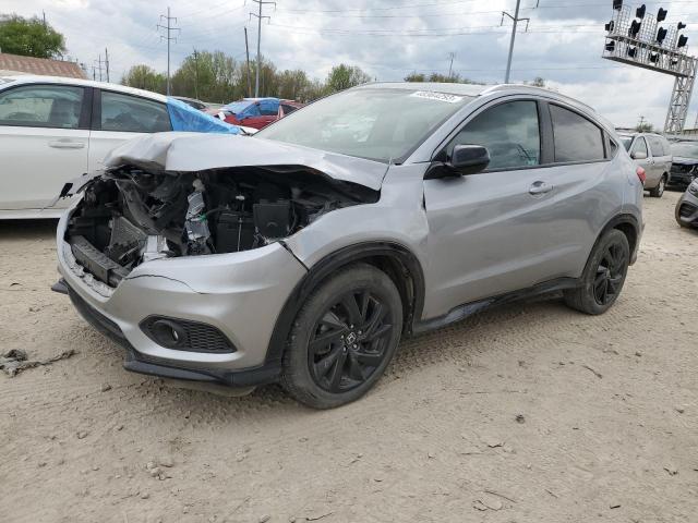 3CZRU6H1XNM734087 - 2022 HONDA HR-V SPORT SILVER photo 1