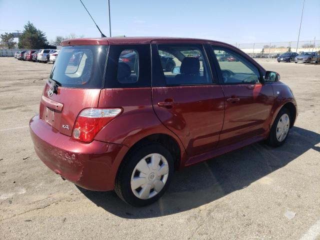 JTKKT624760131897 - 2006 SCION XA BURGUNDY photo 3