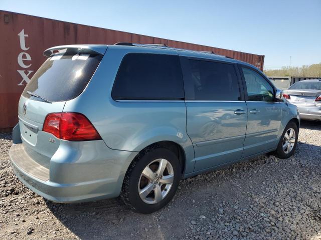 2V8HW64X49R556251 - 2009 VOLKSWAGEN ROUTAN SEL PREMIUM TEAL photo 3