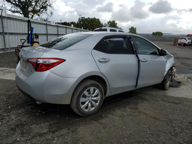 5YFBURHE8GP378228 - 2016 TOYOTA COROLLA L SILVER photo 3