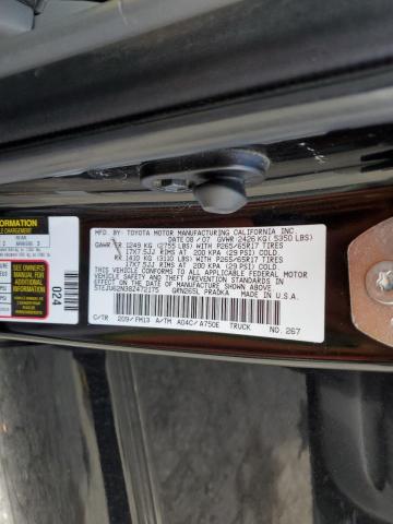 5TEJU62N38Z472175 - 2008 TOYOTA TACOMA DOUBLE CAB PRERUNNER CHARCOAL photo 13