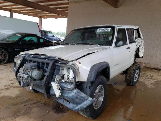 1J4FF28S1YL204773 - 2000 JEEP CHEROKEE SE WHITE photo 1