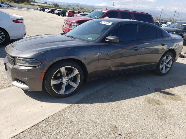 2C3CDXHG0FH726123 - 2015 DODGE CHARGER SXT GRAY photo 1