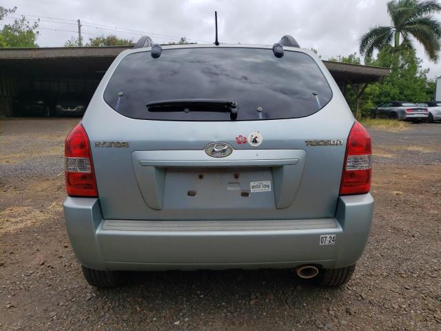 KM8JM12B99U008922 - 2009 HYUNDAI TUCSON GLS BLUE photo 6