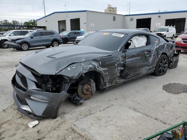 1FA6P8CF9J5100726 - 2018 FORD MUSTANG GT CHARCOAL photo 1