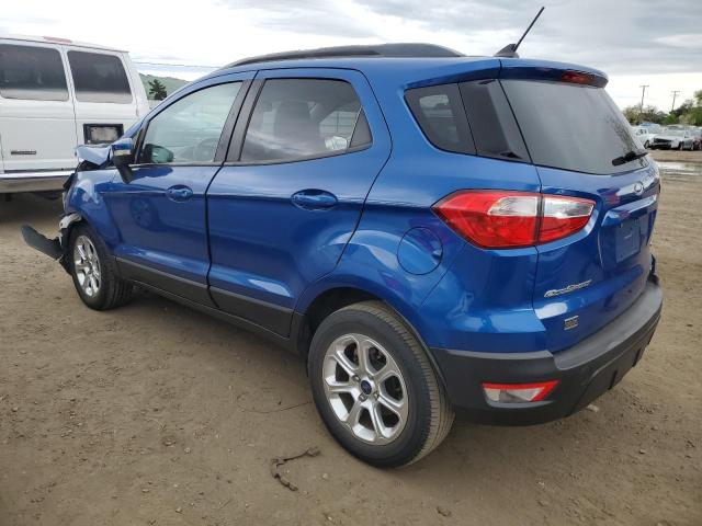 MAJ3P1TE6JC174148 - 2018 FORD ECOSPORT SE BLUE photo 2