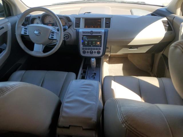 JN8AZ08W44W314227 - 2004 NISSAN MURANO SL WHITE photo 8