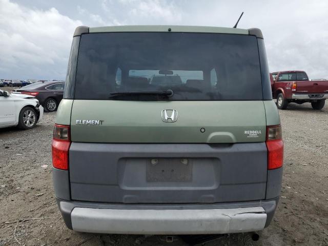 5J6YH18564L013691 - 2004 HONDA ELEMENT EX GREEN photo 6