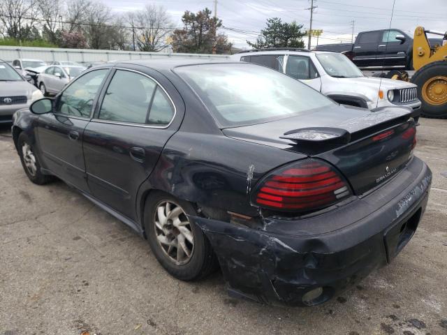 1G2NE52F14M692195 - 2004 PONTIAC GRAND AM SE BLACK photo 2