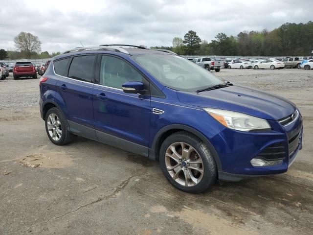 1FMCU0JX7EUD14107 - 2014 FORD ESCAPE TITANIUM BLUE photo 4