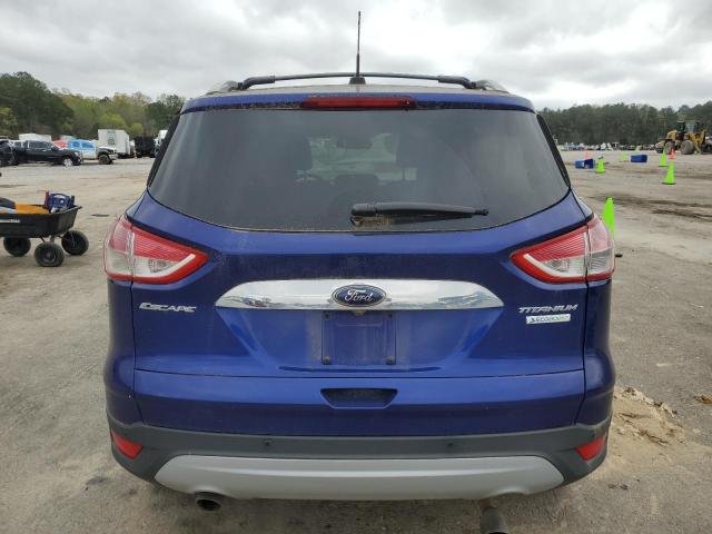 1FMCU0JX7EUD14107 - 2014 FORD ESCAPE TITANIUM BLUE photo 6