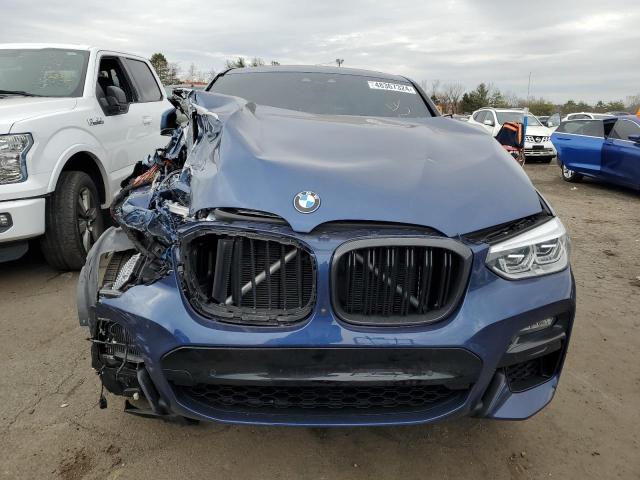 5UX2V5C09M9F86235 - 2021 BMW X4 XDRIVEM40I 蓝色 照片 5