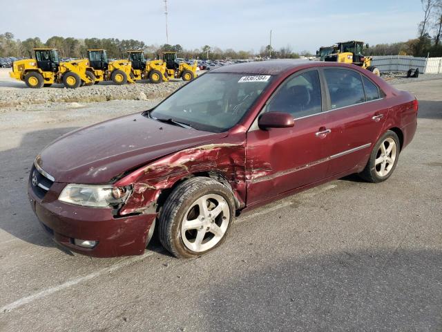 5NPEU46C28H329803 - 2008 HYUNDAI SONATA SE BURGUNDY photo 1