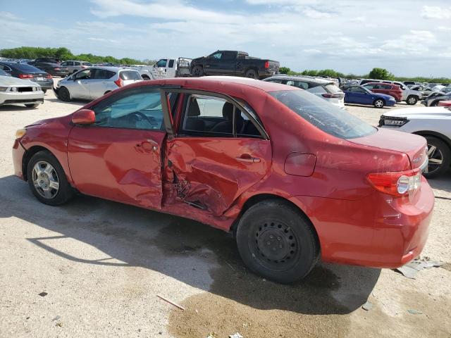 2T1BU4EE2BC569532 - 2011 TOYOTA COROLLA BASE RED photo 2