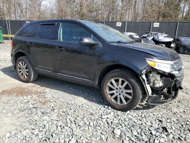 2FMDK4JC0EBA00965 - 2014 FORD EDGE SEL BLACK photo 4