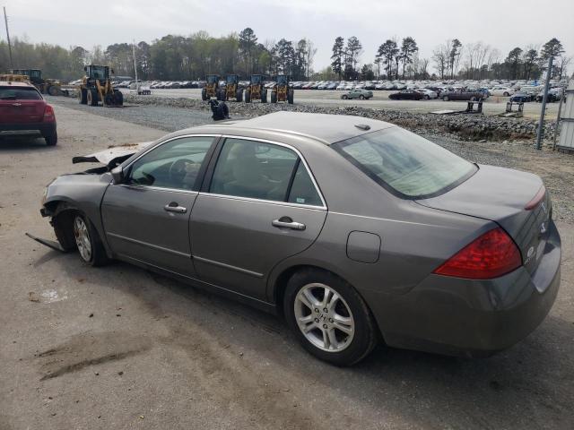 1HGCM56817A020940 - 2007 HONDA ACCORD EX GRAY photo 2