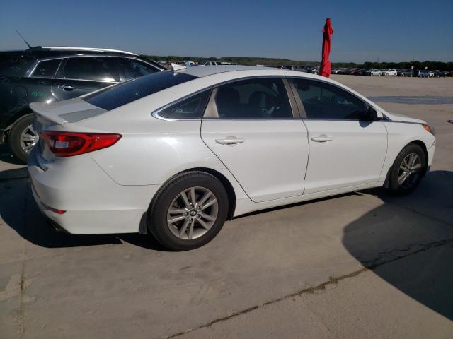 5NPE24AF0FH188430 - 2015 HYUNDAI SONATA SE WHITE photo 3