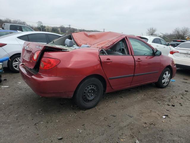 JTDBR32E970117238 - 2007 TOYOTA COROLLA CE RED photo 3